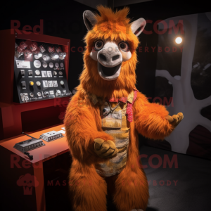 Rust Lama maskot kostume...