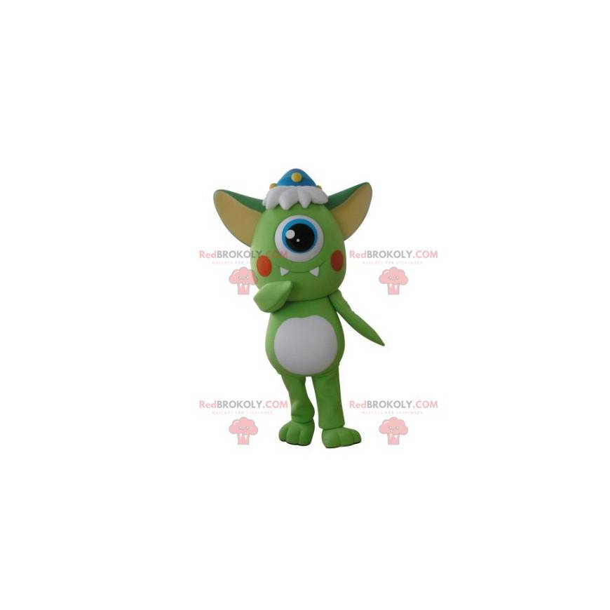 Cyclops groene alien mascotte - Redbrokoly.com