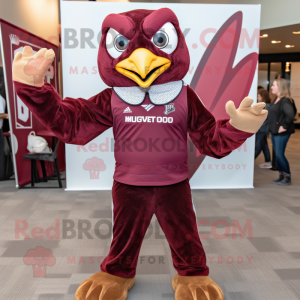 Maroon Hawk mascotte...