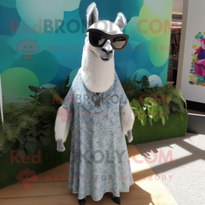 Silver Llama mascotte...