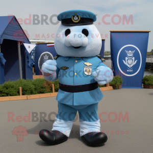 Sky Blue Navy Seal maskot...