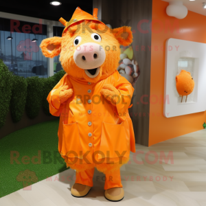 Oranje Wild Boar mascotte...