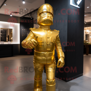 Gold Soldier mascotte...