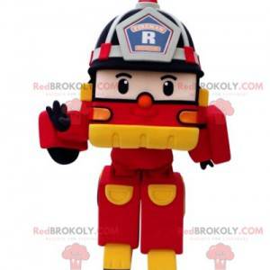 Mascote do caminhão de bombeiros Transformers - Redbrokoly.com