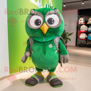 Forest Green Owl mascotte...