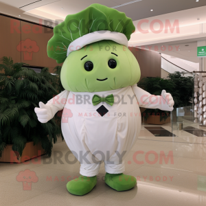 White Cabbage Leaf mascotte...