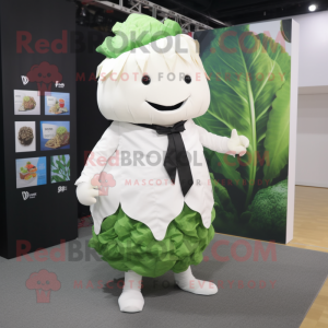 White Cabbage Leaf mascotte...