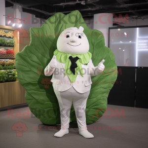 White Cabbage Leaf mascotte...