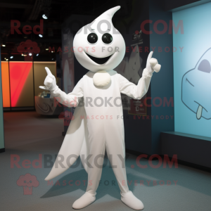 White Ray maskot kostume...