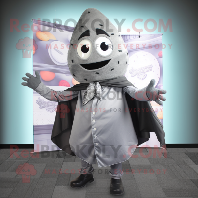 Gray Enchiladas mascot costume character dressed with a Suit Pants and Ties Gray Enchiladas mascot costume character dressed with a Suit Pants and Ties