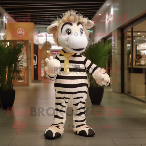 Crème Zebra mascotte...