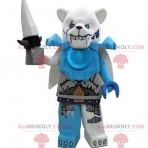 Lego mascot polar bear looking nasty - Redbrokoly.com