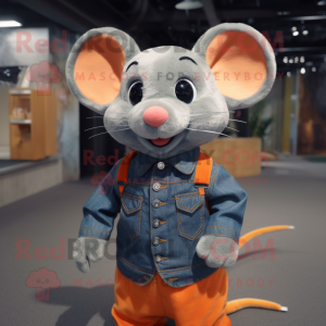 Orange Mouse mascotte...