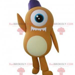 Mascota alienígena naranja Cyclops - Redbrokoly.com