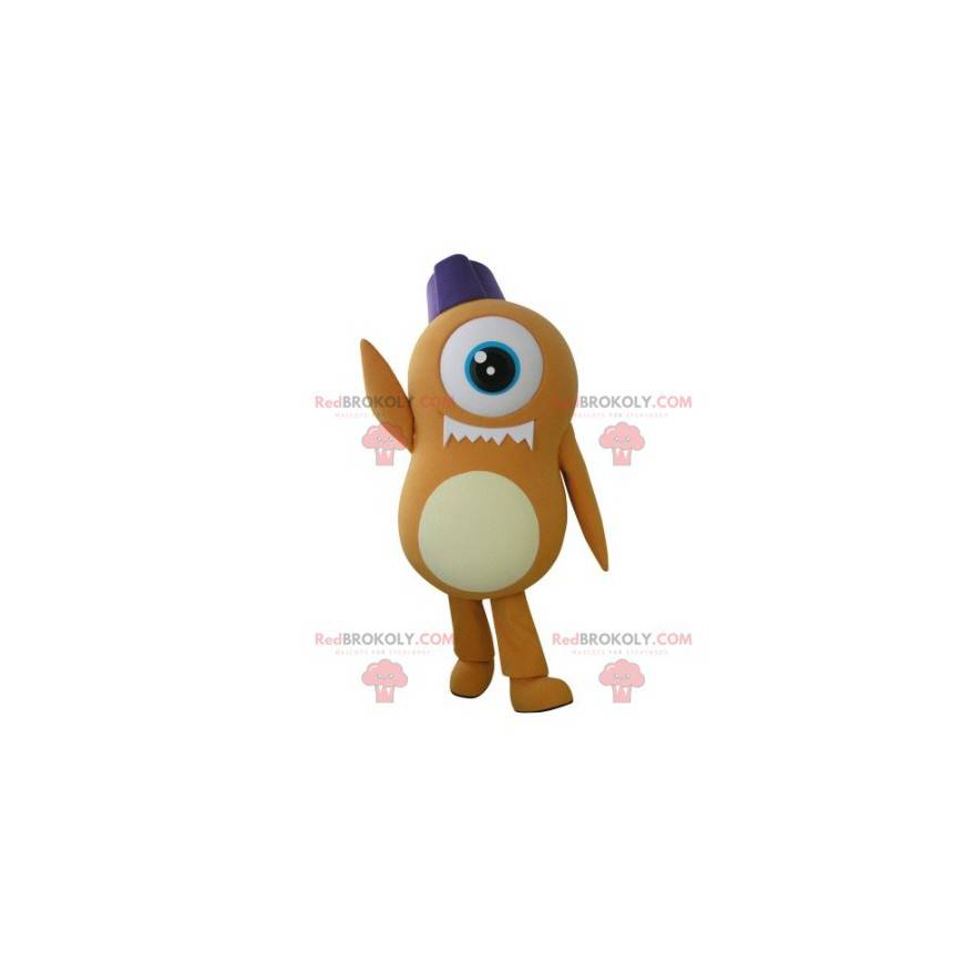 Mascota alienígena naranja Cyclops - Redbrokoly.com