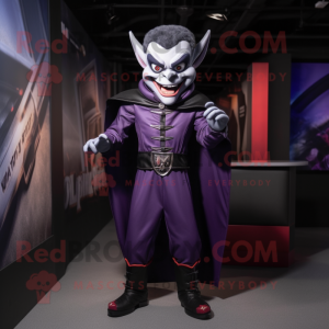 Purple Vampire maskot...