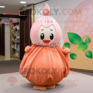 Peach Turnip maskot kostume...