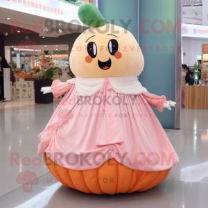 Peach Turnip maskot kostume...
