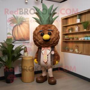 Brown Pineapple mascotte...