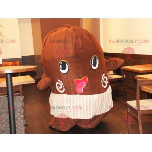 Mascotte de fève de cacao géante - Redbrokoly.com