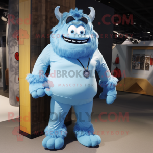 Sky Blue Ogre mascotte...