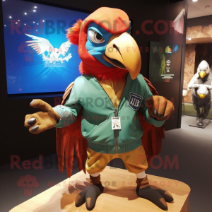 Postava maskota Rust Macaw...