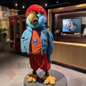 Postava maskota Rust Macaw...
