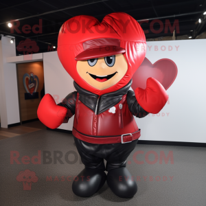 Red Heart maskot drakt...