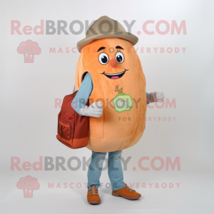 Peach Falafel maskot...