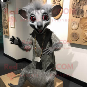 Silbernes Aye-Aye...