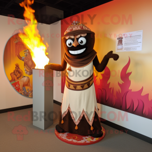 Brown Fire Eater mascotte...