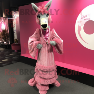 Pink Donkey mascotte...