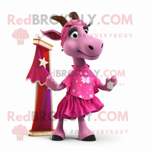 Pink Donkey mascotte...