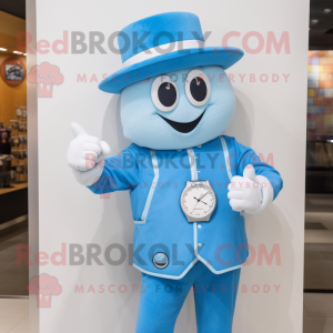 Sky Blue Armbandsur maskot...