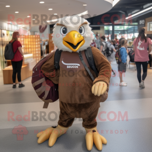 Brown Haast S Eagle maskot...