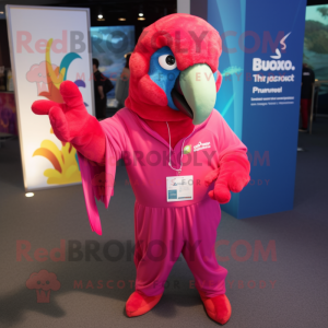 Magenta Macaw mascotte...