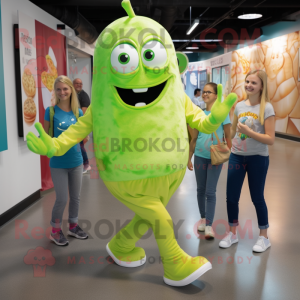 Limettengrüner Eiscreme...