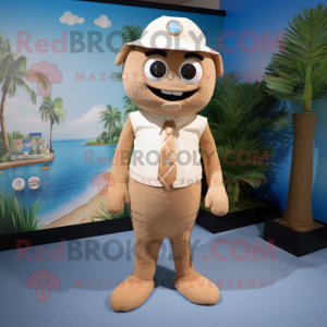 Tan Alliance maskot kostume...