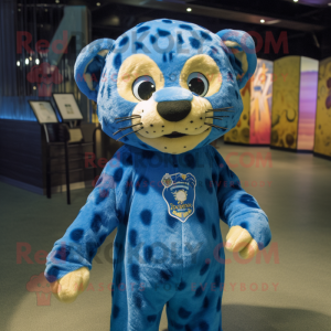 Blue Cheetah mascotte...