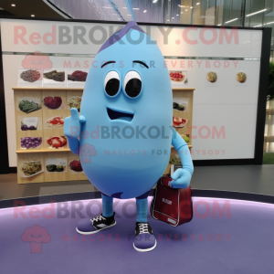 Sky Blue Aubergine mascotte...