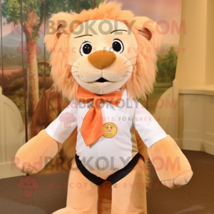 Peach Tamer Lion mascotte...