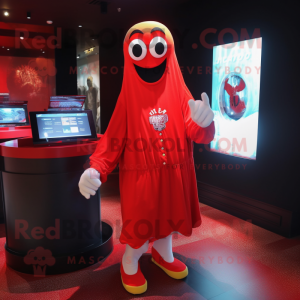 Red Ghost mascotte kostuum...