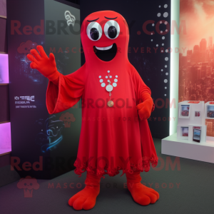 Red Ghost mascotte kostuum...