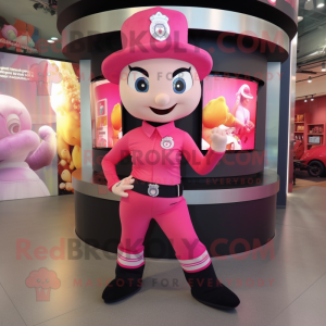 Rosa Fire Fighter maskot...
