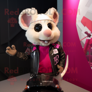 Magenta Dormus maskot...