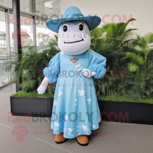 Postava maskota Sky Blue...