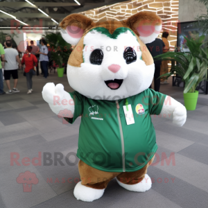 Forest Green Hamster maskot...