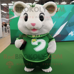 Forest Green Hamster maskot...