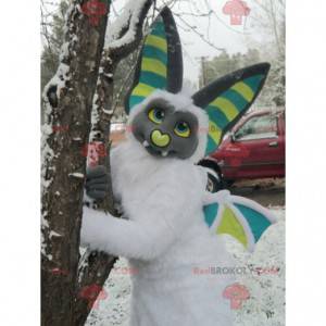 Colorful and hairy bat mascot - Redbrokoly.com