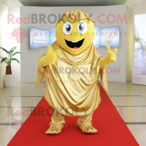 Gouden lasagne mascotte...